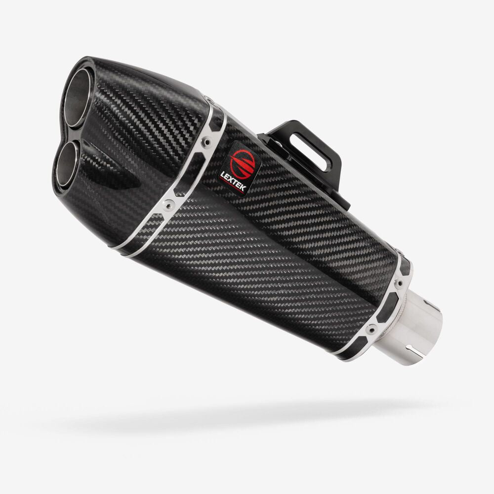 XP13C Carbon Effect Hexagonal Exhaust Silencer 51mm
