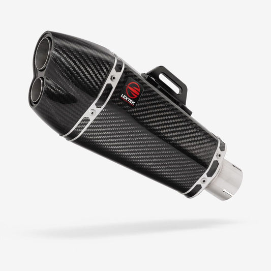 XP13C Carbon Effect Hexagonal Exhaust Silencer 51mm