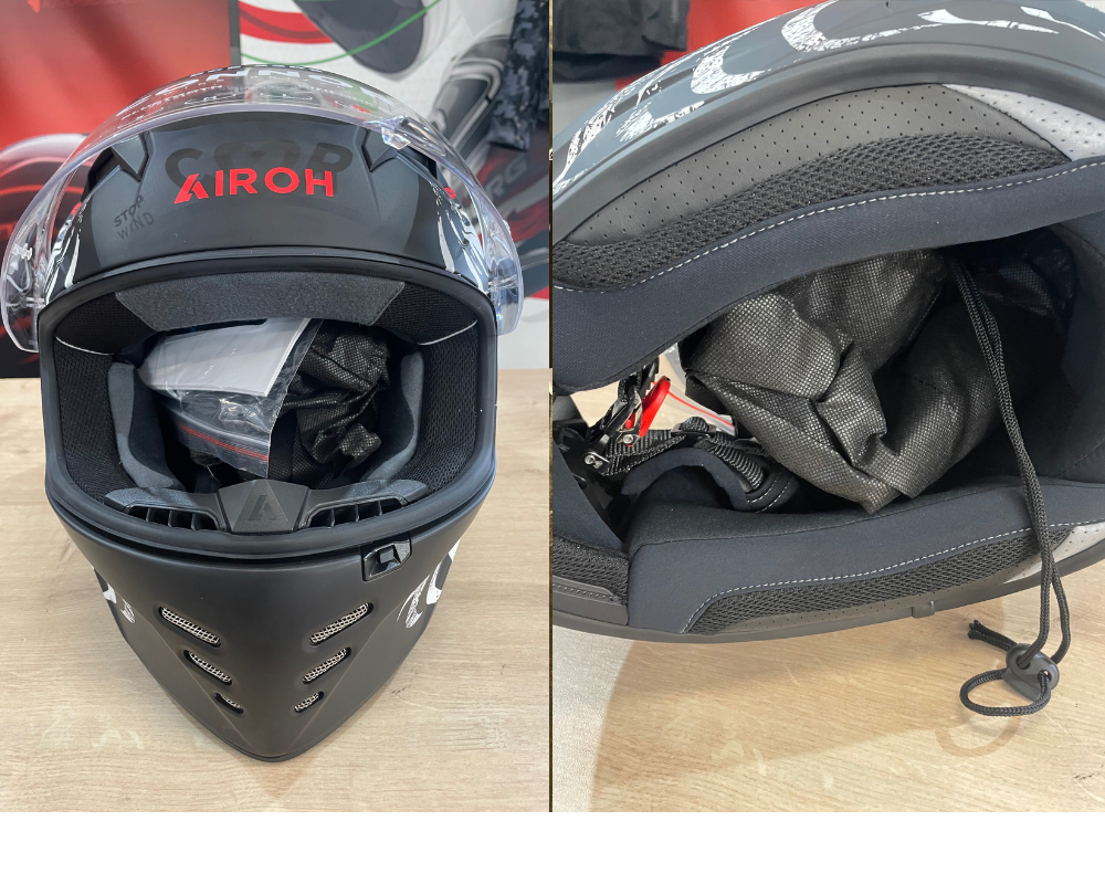 Airoh Connor Motorcycle Helmet Matt Black (2206)