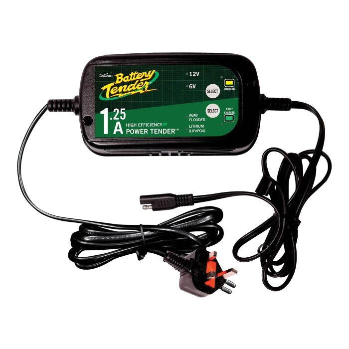 Battery Tender Power Tender Dual Selectable 1.25A Battery Charger