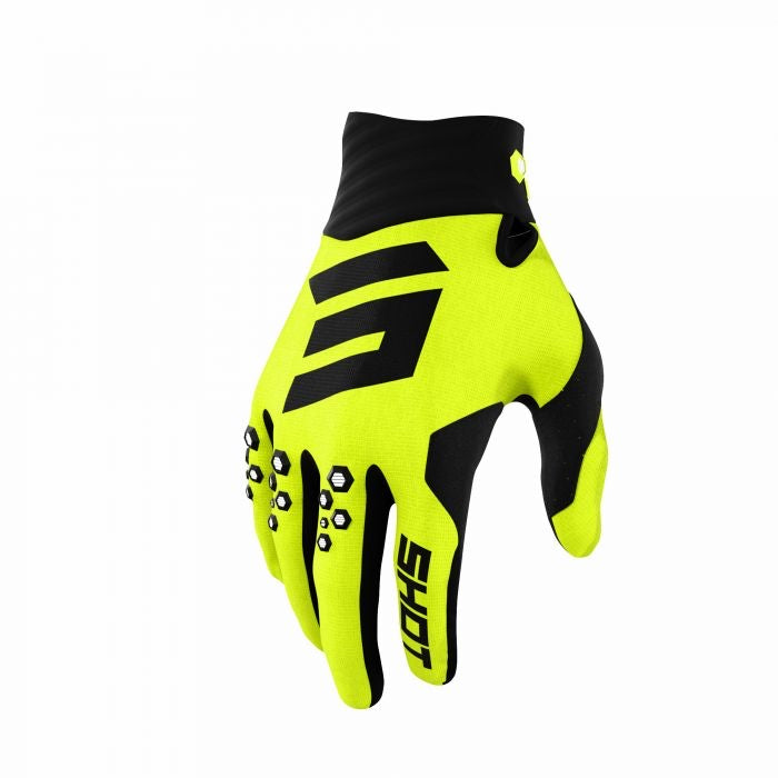 Shot Contact Gloves Contact Neon Yellow