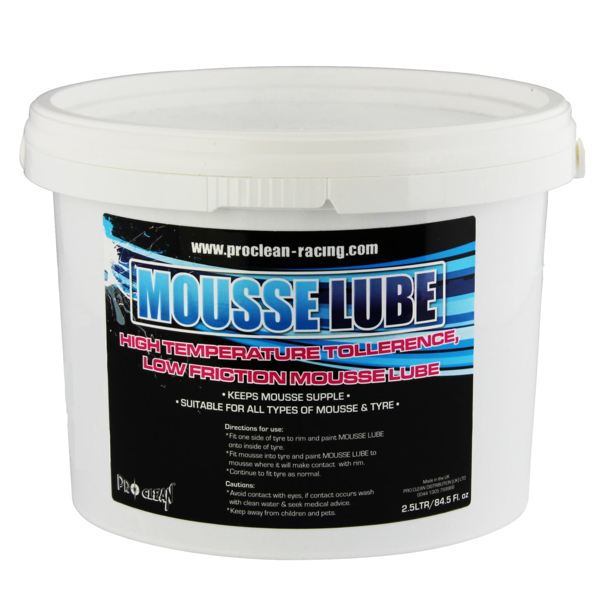 Pro Clean Mousse Lube - 2.5 Litre