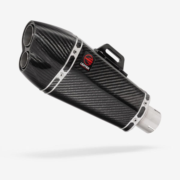 XP13C Carbon Effect Hexagonal Exhaust Silencer 51mm