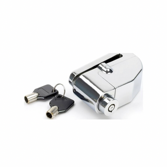 Mammoth Security Chrome Alarmed Disc Lock With 6mm Pin