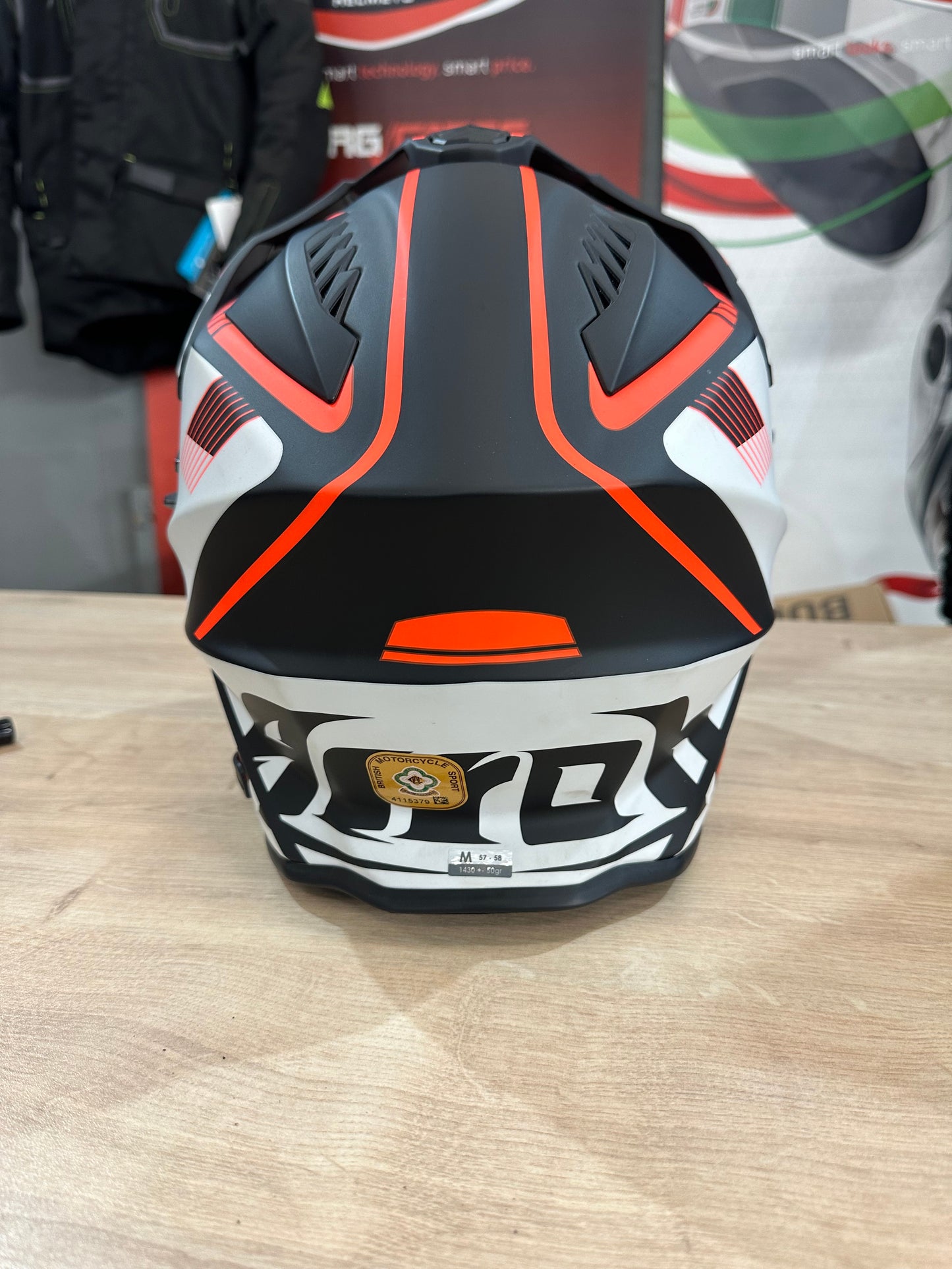 Airoh Commander Adventure Helmet - 'Boost' Orange Matt