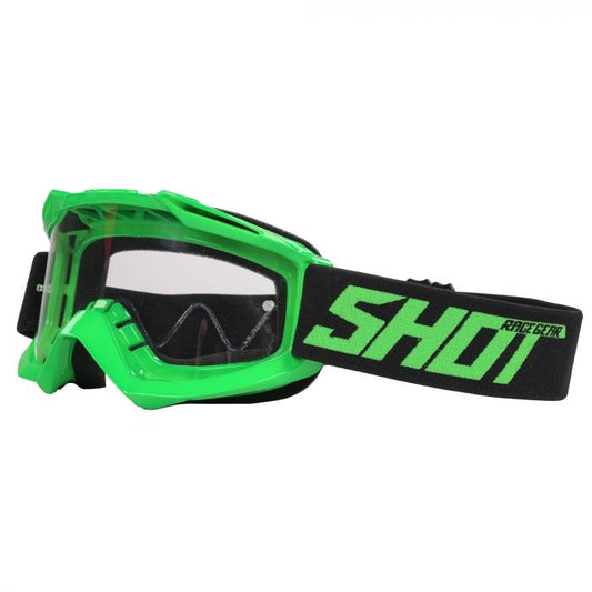 Shot Assault Neon Green Goggles