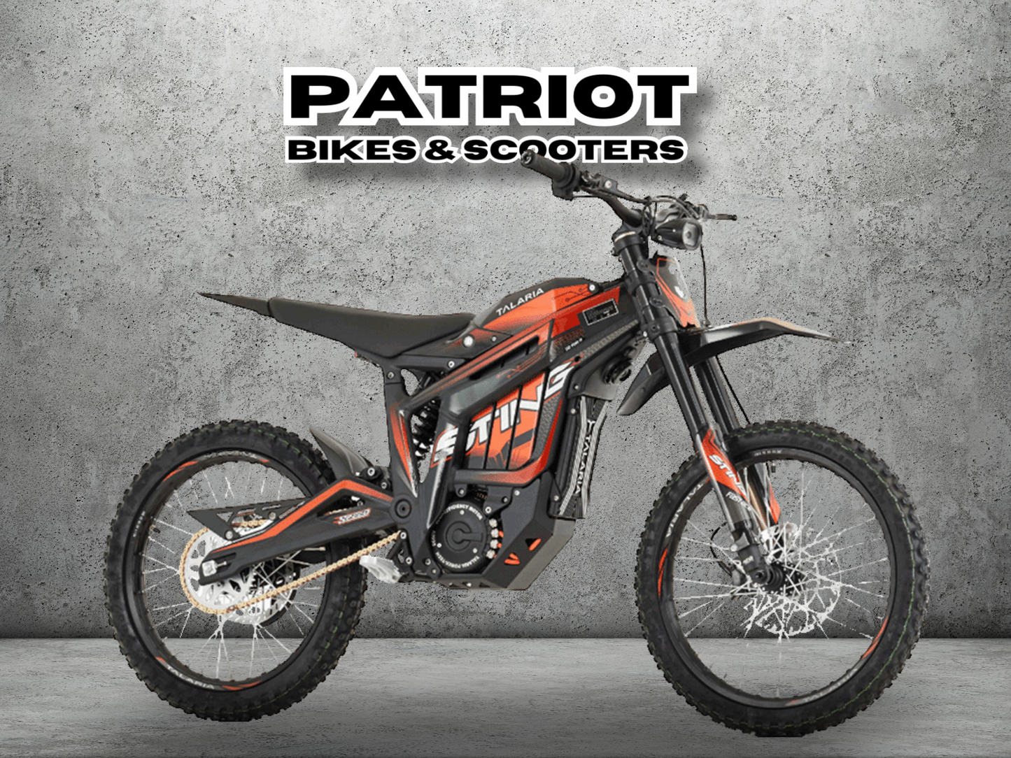 Talaria Sting R Orange Off Road Patriot Bikes & Scooters