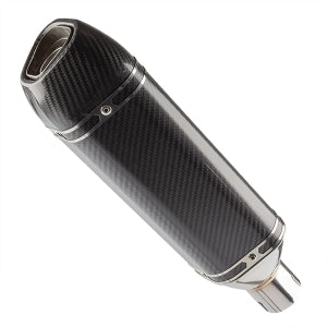 SU8C Carbon Effect Underseat Hexagonal Exhaust Silencer