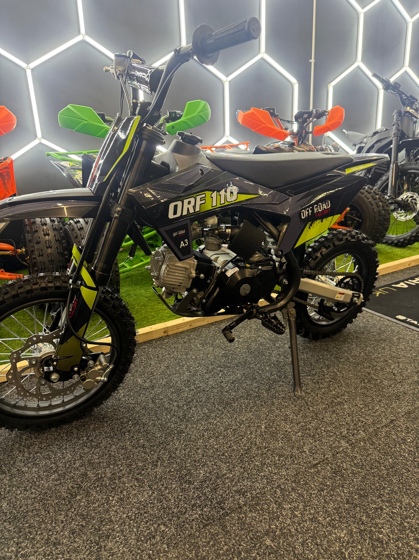 ORF 110cc Kids Kick Start Dirt Bike | Fast UK Delivery