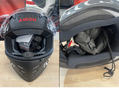 Airoh Connor Motorcycle Helmet Matt Black (2206)