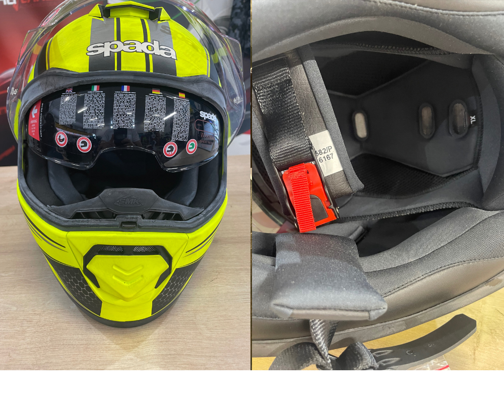 Spada RP1 Helmet Yellow