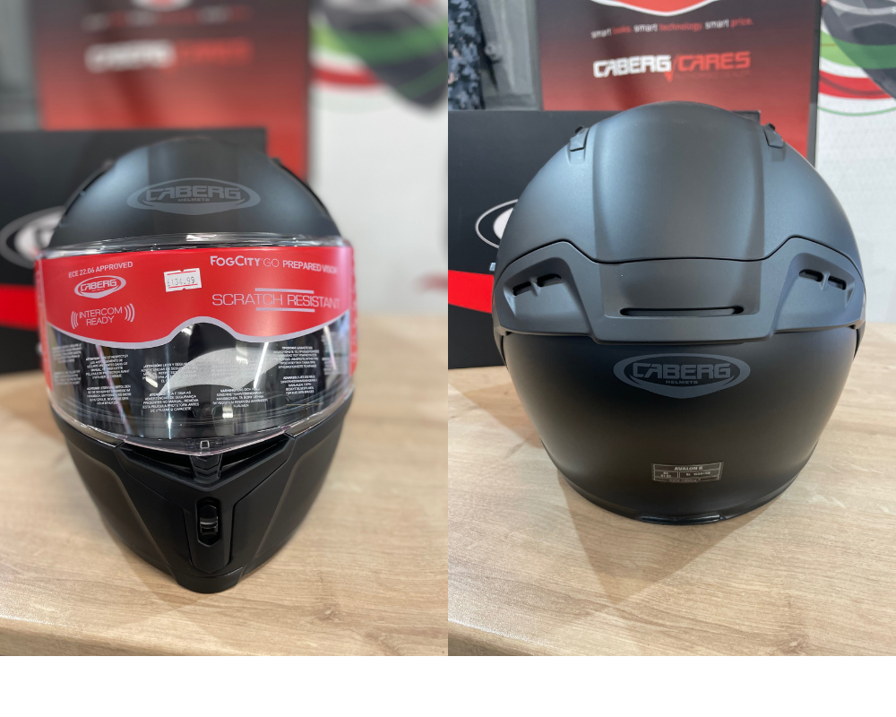 Caberg Avalon Matt Black Motorcycle Helmet