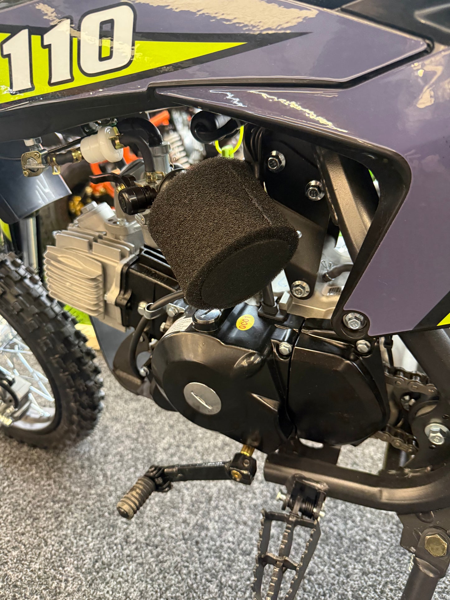 ORF 110cc Kids Kick Start Dirt Bike | Fast UK Delivery