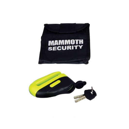 Mammoth Security Yellow Blast Disc Lock With 10mm Pin