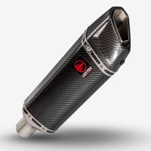 SP9CL Gloss Carbon Fibre Silencer 51mm (Left Hand)