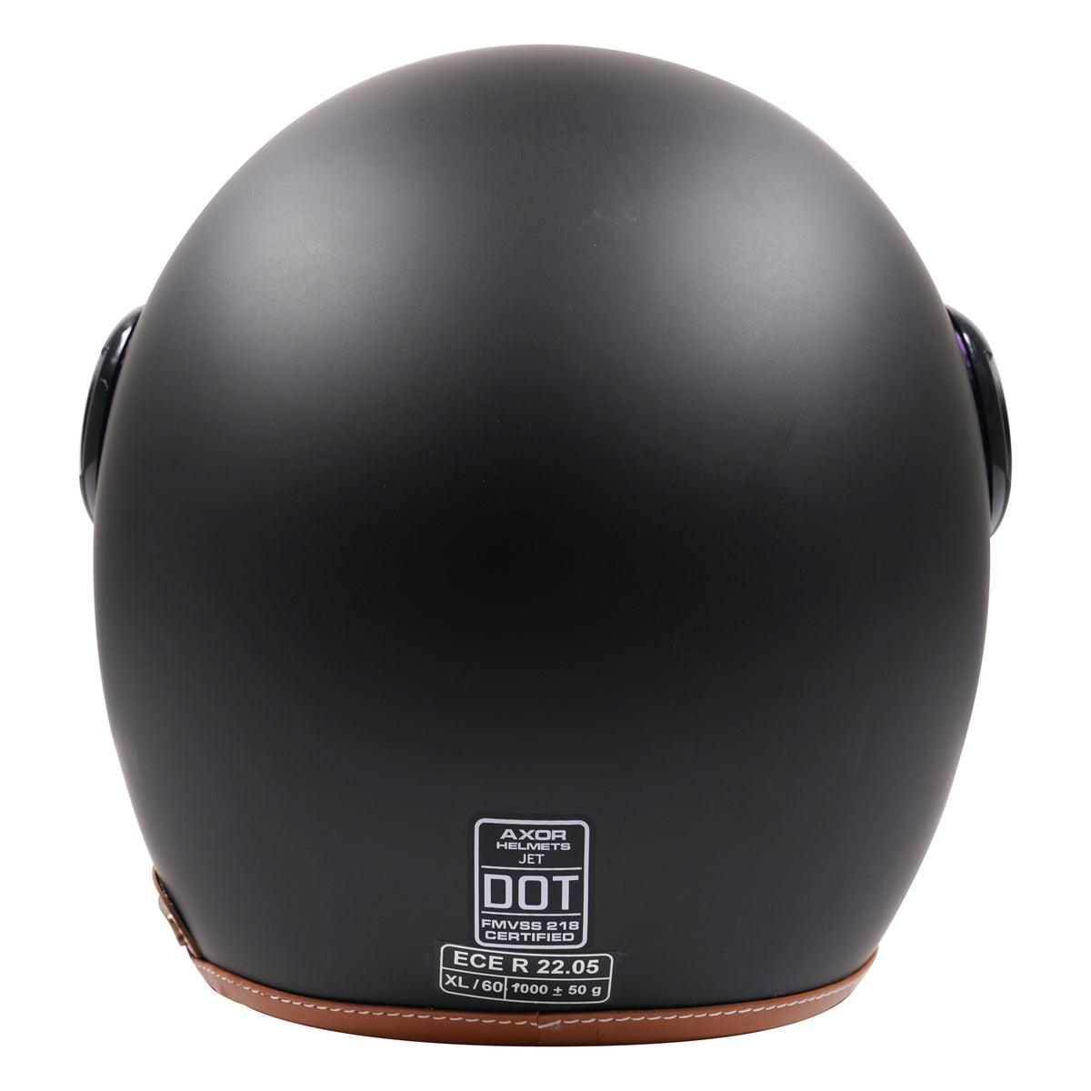Axor Helmet Jet Open Face - Matt Black / Brown