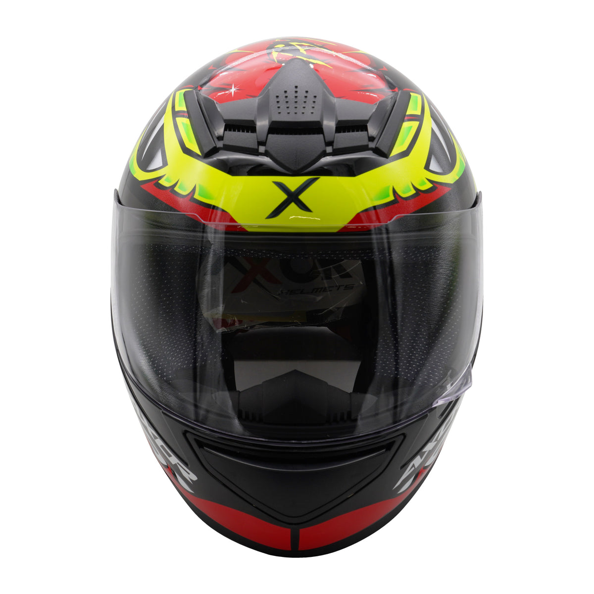 Axor Helmet Rage Full Face - Python Red Yellow Black Gloss