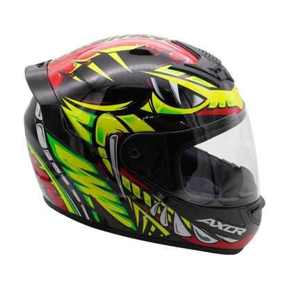 Axor Helmet Rage Full Face - Python Red Yellow Black Gloss