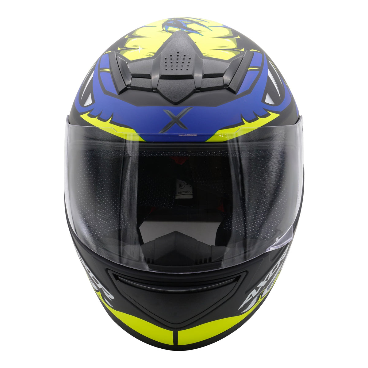 Axor Helmet Rage Full Face - Python Blue Yellow Black Matt