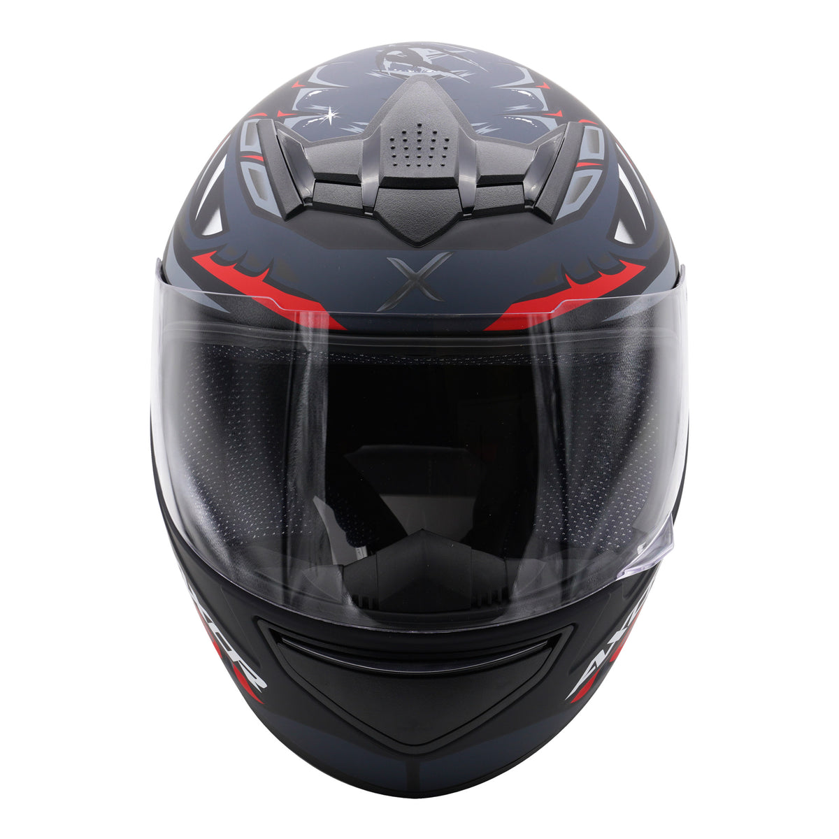 Axor Helmet Rage Full Face - Python Black Grey Red Matt