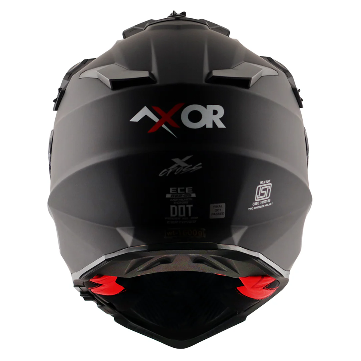 Axor X-Cross Adventure Helmet - Black Matt