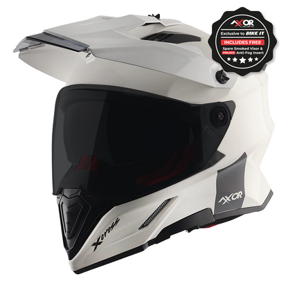 Axor X-Cross Adventure Helmet - Gloss White