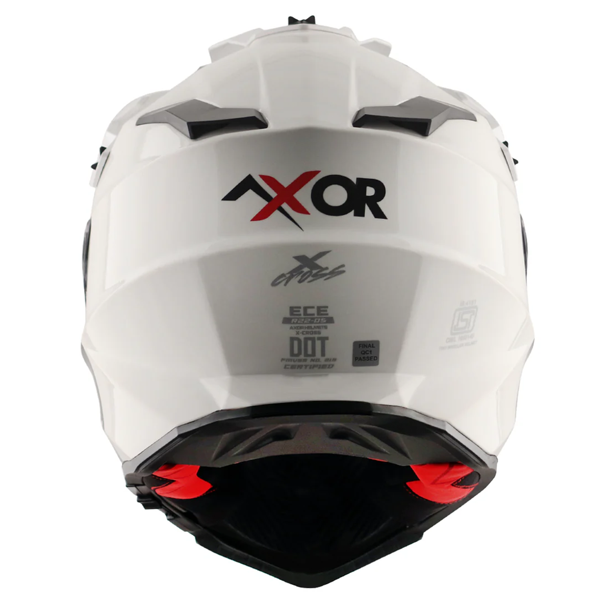 Axor X-Cross Adventure Helmet - Gloss White
