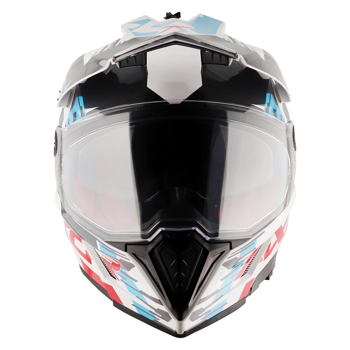 Axor X-Cross Adventure Helmet - White/Red Gloss