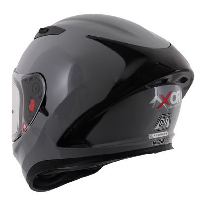 Axor Street Full Face Helmet - Solid Nardo Grey Gloss