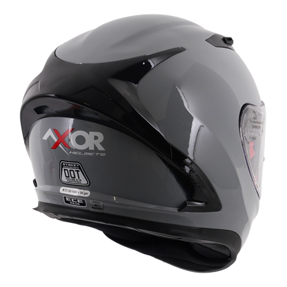 Axor Street Full Face Helmet - Solid Nardo Grey Gloss