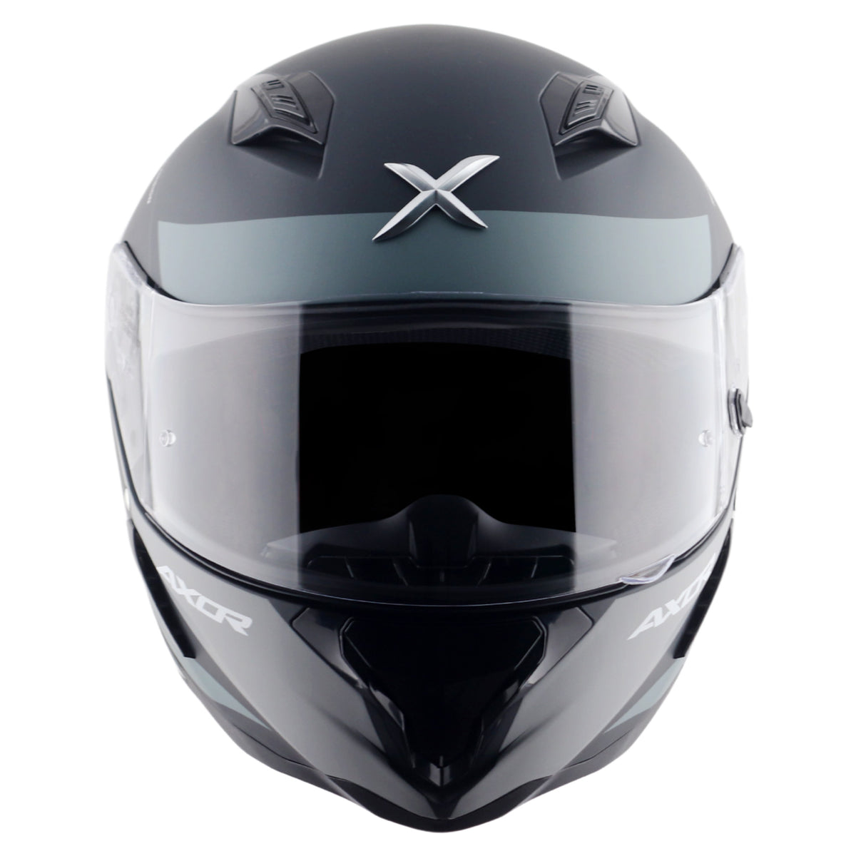 Axor Hunter SH890 Full Face Helmet - Turbo Black Grey Matt