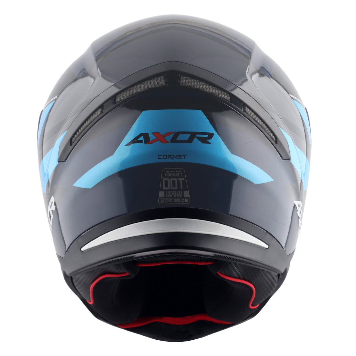 Axor Hunter SH890 Full Face Helmet - Cornet Black Blue Gloss