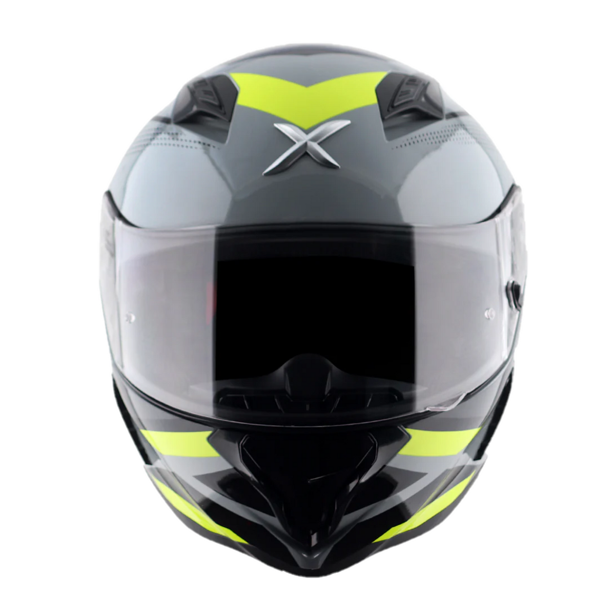 Axor Hunter SH890 Full Face Helmet - Cornet Black Neon Yellow Gloss