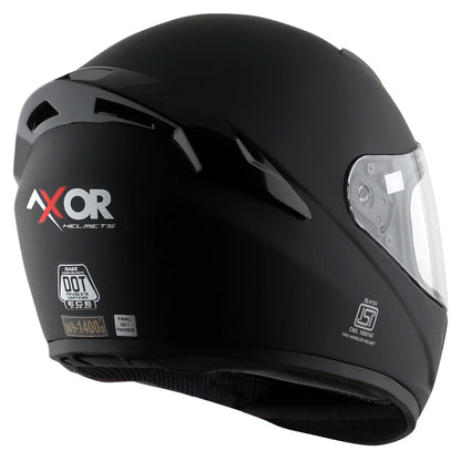 Axor Rage Full Face Helmet - Matt Black