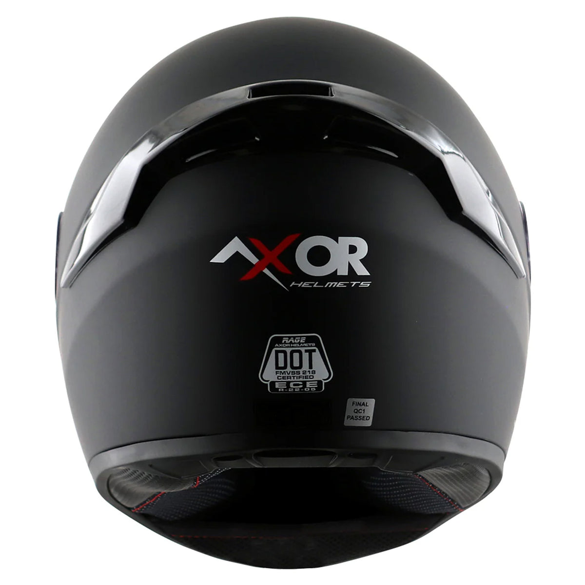 Axor Rage Full Face Helmet - Matt Black