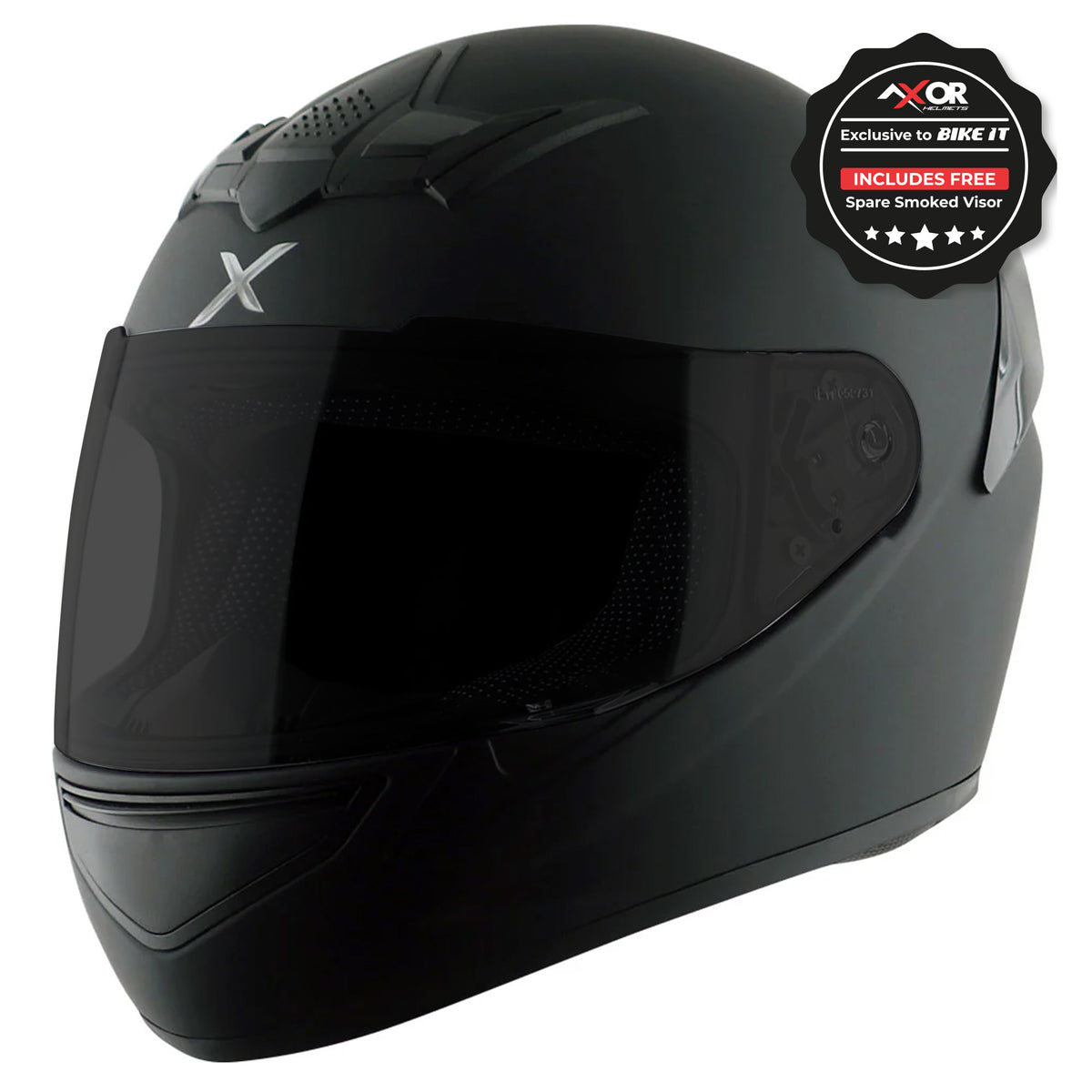 Axor Rage Full Face Helmet - Matt Black