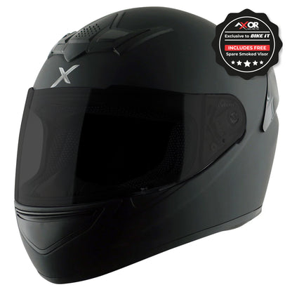 Axor Rage Full Face Helmet - Matt Black