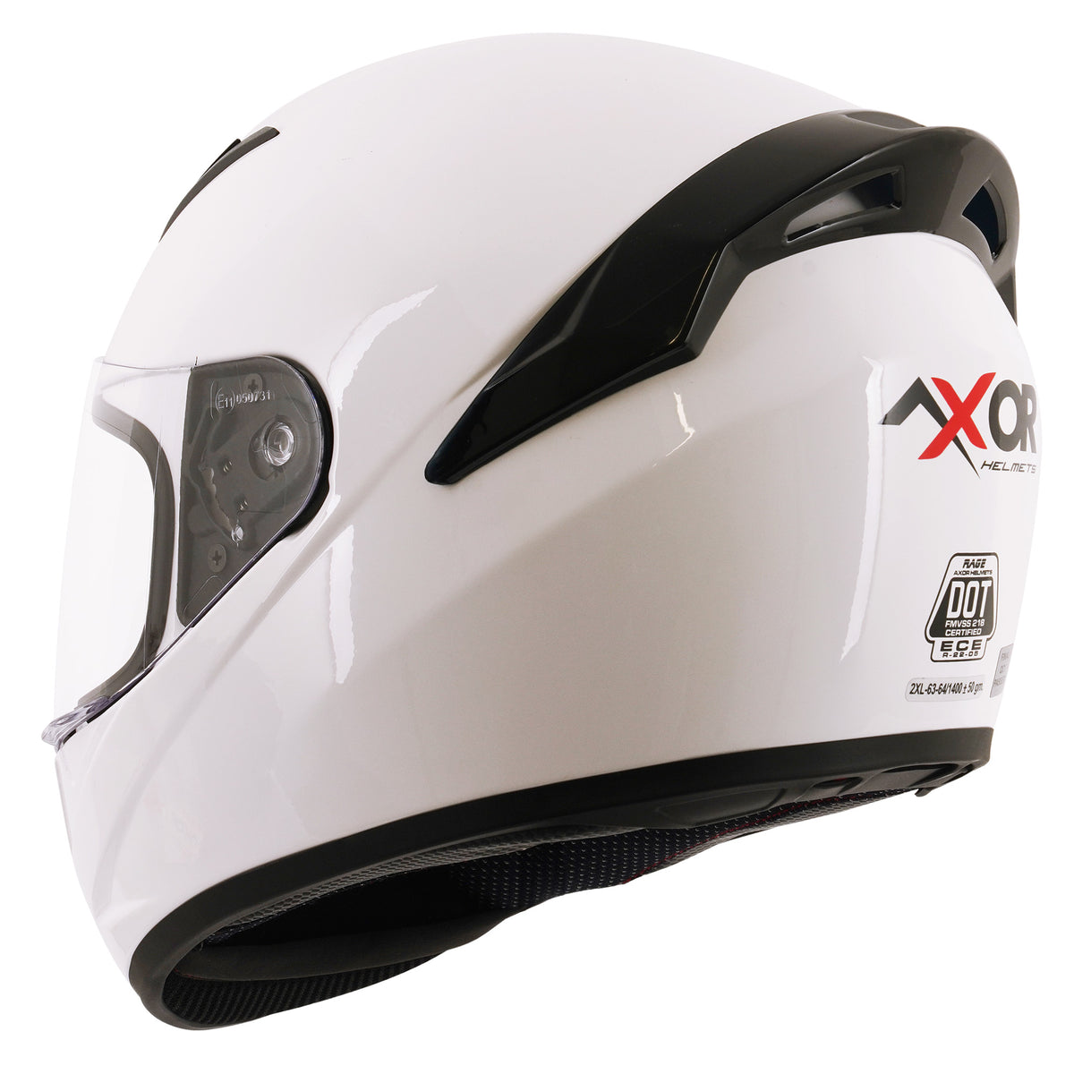 Axor Helmet Rage Full Face - Gloss White