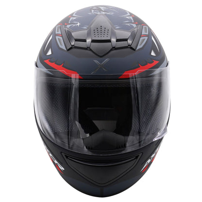 Axor Rage Full Face Helmet - Python Black Grey Red Matt