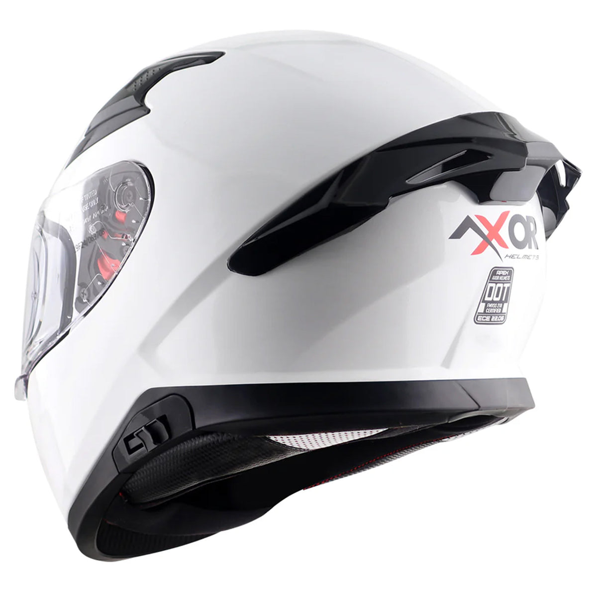 Axor Apex Full Face Helmet - Gloss White