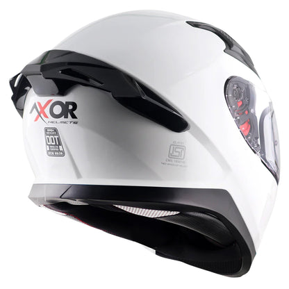 Axor Apex Full Face Helmet - Gloss White