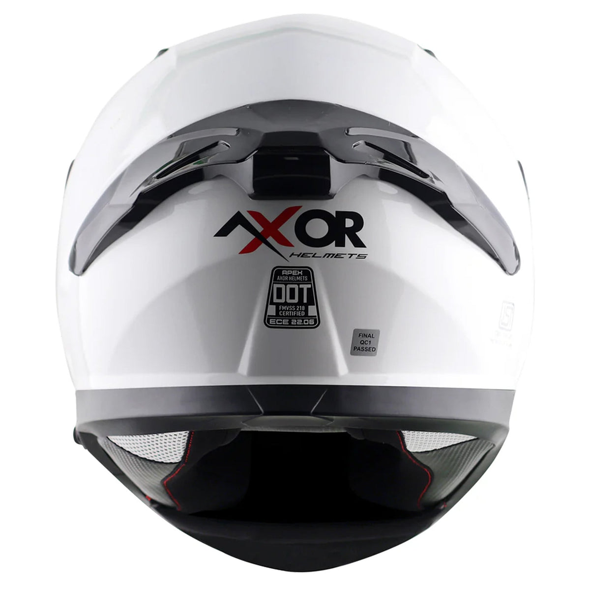 Axor Apex Full Face Helmet - Gloss White