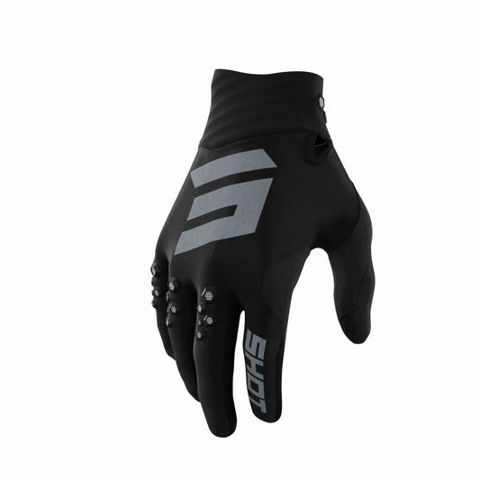 Shot Contact Gloves Contact Black