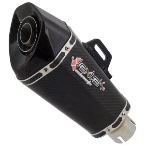 XP8C Carbon Effect Hexagonal Exhaust Silencer 51mm