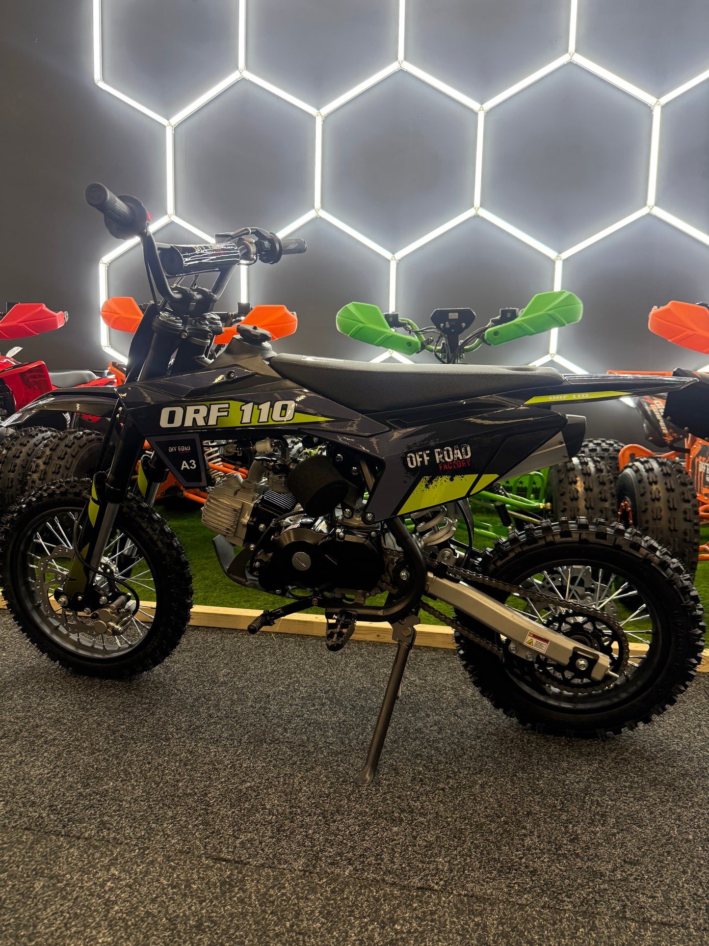 ORF 110cc Kids Kick Start Dirt Bike | Fast UK Delivery