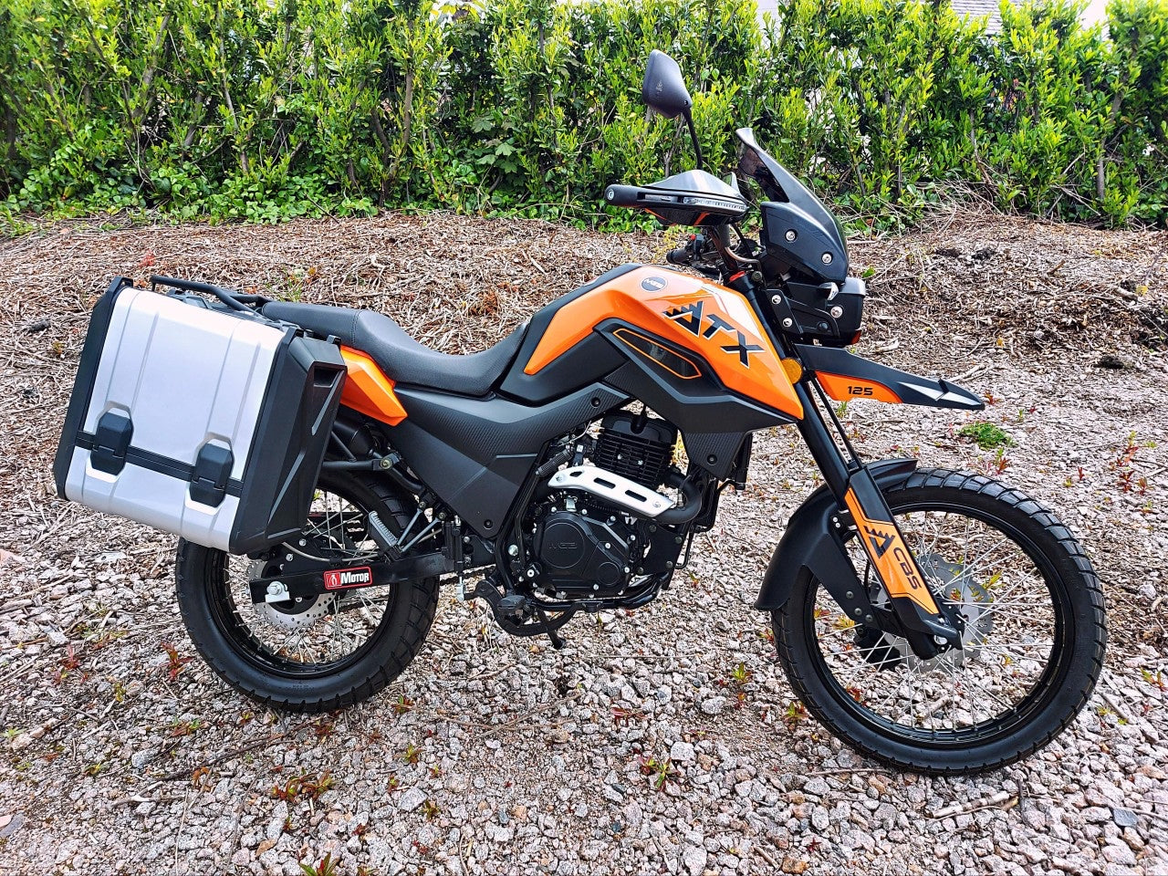 MGB ATX 125cc Adventure ALLTERRAIN ADVENTURE BIKE WITH LUGGAGE