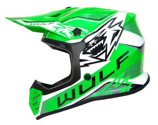 wulfsport - green air x helmet