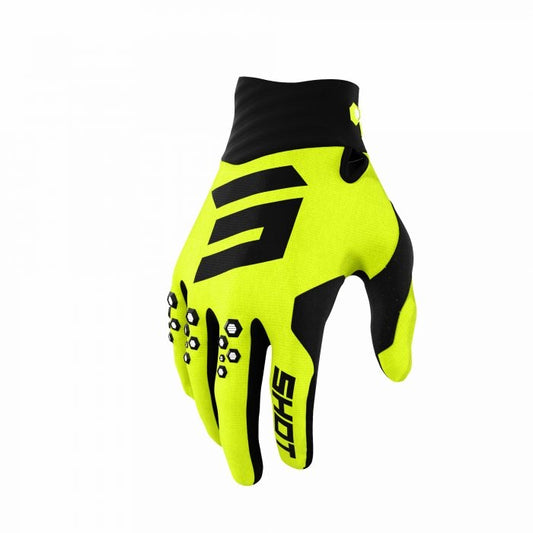 Shot Contact Gloves Contact Neon Yellow