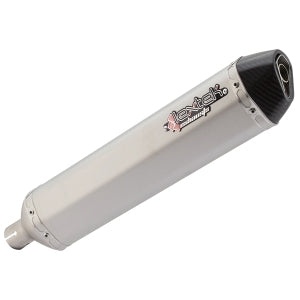 SA1L Matt S/Steel Left Hand Hexagonal Exhaust Silencer 37mm