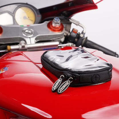 BikeTek Magnetic Tank Bag (Medium Size - 180mm x 100mm x 25mm)